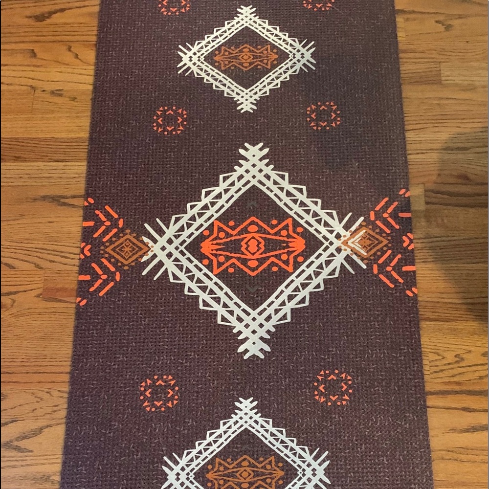 Brown Boho Yoga Matt- Never Used, Great Pattern!